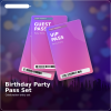 Birthday party pass set product image
