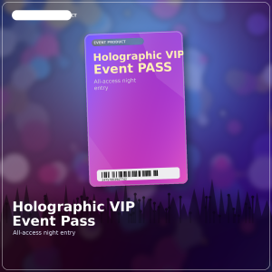 Holographic VIP event pass product image