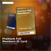 Premium foil members ID card product image
